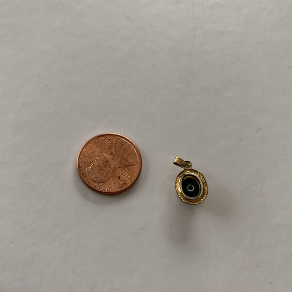 Vintage Art Deco Onyx Pendant. - Picture 3 of 5